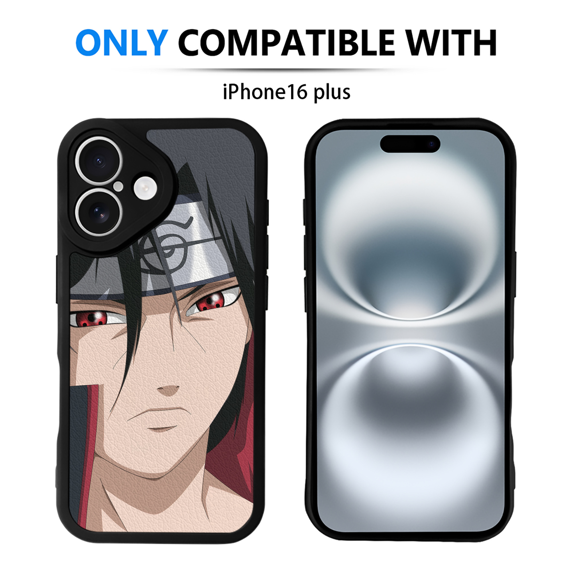 （画像用） NARUTO -ナルト- NARUTO -ナルト- 疾風伝 【iPhone 16シリーズ対応】シリコンスマホケース（レザー調） 材質：シリコン